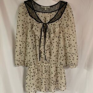 Black Rainn sheer top size M